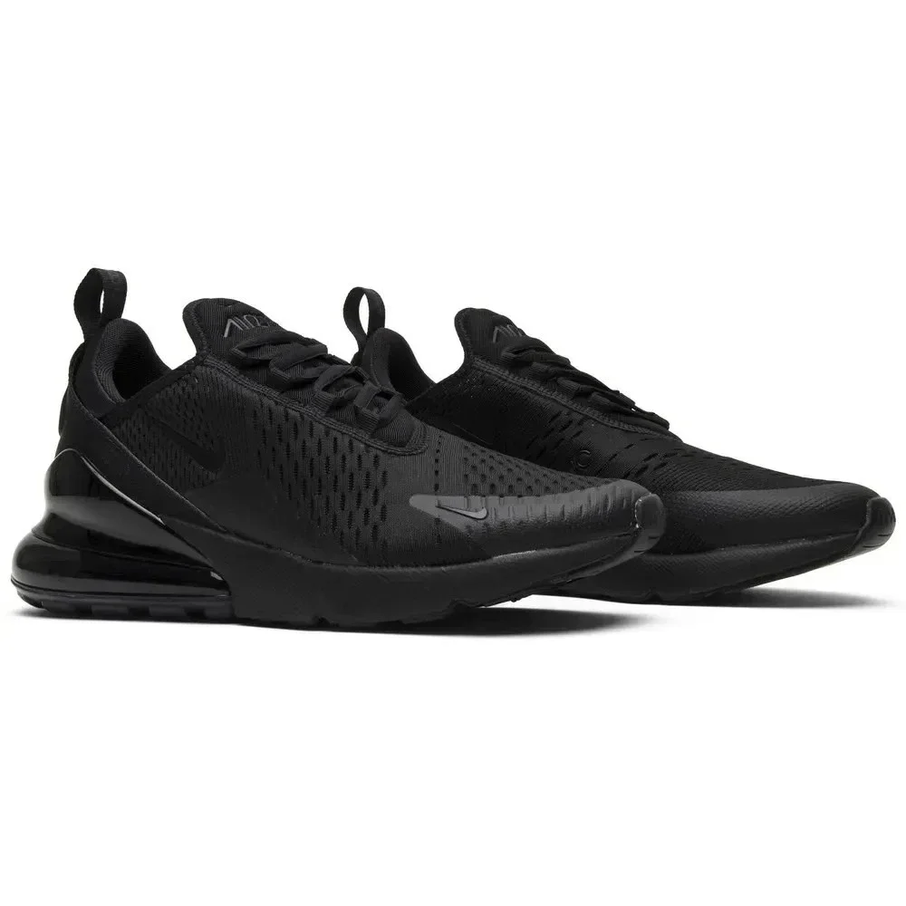 Men's Size 8.5- Nike Air Max 270 Triple Black Running Training Shoes AH8050-005